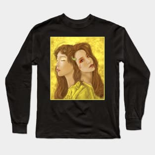 Taeyeon - Angel and Demon fanart Long Sleeve T-Shirt